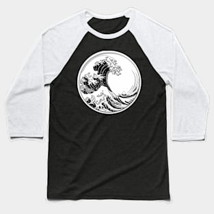 Wave design Baseball T-Shirt